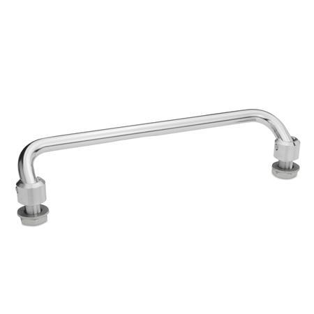 GN 425.2 Steel Folding Handles, with Threaded Stems 