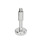 GN 31 Metric Thread, Stainless Steel Leveling Feet, Tapped Socket or Threaded Stud Type, with Rubber Pad Type (Base): C4 - Polished, rubber pad vulcanized, white
Version (Stud / Socket): W - With adjustable sleeve, covered thread, wrench flat at the bottom