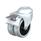  LMDA-VPA Steel, Medium Duty Gray Rubber Twin Swivel Casters, with Bolt Hole Mounting Type: G-FI - Plain bearing with stop-fix brake