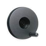 Technopolymer Plastic Solid Disk Handwheels for Position Indicators EN 000.8 / EN 000.3
