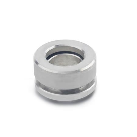 Spherical Washers GN 6319.1: Stainless Steel, Undetachable, Seat and Dished Combined Type