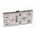 GN 237.3 Stainless Steel AISI 316 Heavy Duty Hinges, with Extended Hinge Leaf Type: B - With bores for countersunk screws with centering guides
Finish: GS - Matte shot-blasted finish
Scharnierflügel: l3 = l4