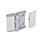 GN 238 Zinc Die-Cast Hinges, Adjustable, with Cover Caps Type: NJ - Not adjustable
Color: SR - Silver, RAL 9006, textured finish