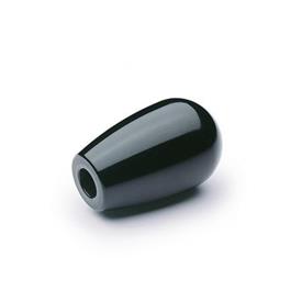 EN 719 Phenolic Plastic Domed Gear Lever Knobs, with Tapped Hole 
