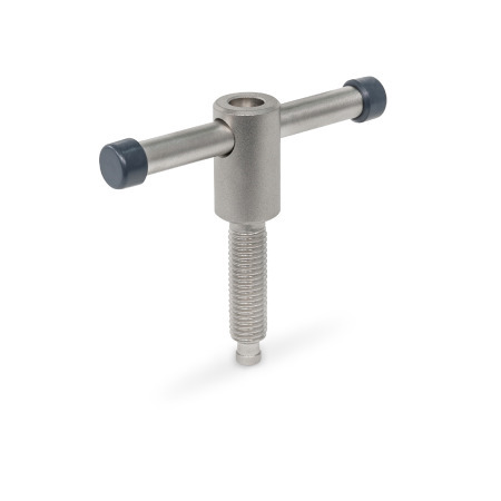 Vis à broche DIN 6306: Inox, de type goujon, à barre amovible