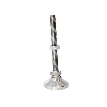  MLPST Metric Size, &quot;Level-It&quot;™ Leveling Mounts, Stainless Steel Threaded Stud Type Type: D1 - Stainless steel base