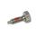 HRSS Stainless Steel Hand Retractable Spring Plungers, Non Lock-Out, with Knurled Handle Type: NIP - Stainless steel with thread locking patch