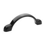 Technopolymer Plastic Arch Handles, with Counterbored Mounting Holes or Tapped Inserts