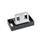 GN 4470 Zinc Die-Cast Magnetic Catches, with Rubberized Magnetic Surface Type: A2 - Magnetic surface top, with slotted hole
Identification: L2 - With strike plate, L-profile, with slotted hole
Finish: SW - Black, RAL 9005, textured finish