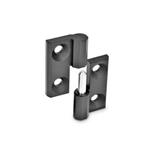 Zinc Die-Cast Lift-Off Hinges, with Countersunk Bores