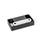 GN 4470 Zinc Die-Cast Magnetic Catches, with Rubberized Magnetic Surface Type: A2 - Magnetic surface top, with slotted hole
Identification: F - With strike plate, with countersunk hole
Finish: SW - Black, RAL 9005, textured finish