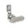 GN 515 Stainless Steel Cam Latches, with Extended Housing, with Operating Elements Type: HGN - With lever
