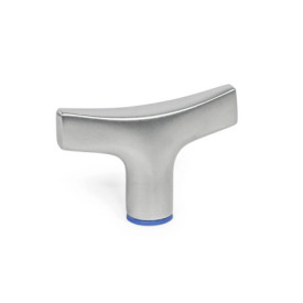 GN 5064 Stainless Steel T-Handles, with Tapped Hole, Hygienic Design Finish: MT - Matte finish (Ra < 0.8 µm)<br />Sealing ring material: F - FKM