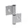 GN 2292 Aluminum Double Winged Lift-Off Hinges, for Profile Systems, with Positioning Guide Type: A - Exterior hinge wings
Identification: C - With countersunk holes
Bildzuordnung: 82