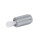 GN 713 Posicionadores con empujador lateral de acero, pasador de presión de acero / plástico Tipo: KA - Perno de presión de plástico, sin sello