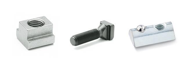 100 40 Series Aluminum T-Slot Standard Slide in T-Nut 5/16-18 Thread 15 Series Compatible with 80/20 3203 