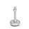 GN 31 Metric Thread, Stainless Steel Leveling Feet, Tapped Socket or Threaded Stud Type, with Rubber Pad Type (Base): B3 - Matte shot-blasted finish, rubber pad vulcanized, black
Version (Stud / Socket): SK - With nut, external hex at the bottom