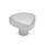 GN 5339.5 Stainless Steel Triangular Knobs, with Tapped or Plain Bore Type: E - With tapped blind bore
Finish: MT - Matte shot-blasted finish
