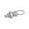 GN 717 Stainless Steel Indexing Plungers, Non Lock-Out, with Pull Ring / with Wire Loop Type: AK - With pull ring, with lock nut
Material: NI - Stainless steel