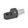GN 483 Aluminum, T-Swivel Mounting Clamps Finish: ELS - Anodized finish, black
Type: W - With stud