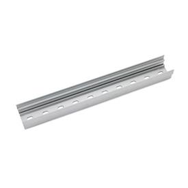 EN 646.3 Aluminum Carrier Rail Profiles, for Conveyor Roller and Ball Tracks Type: B - With mounting holes