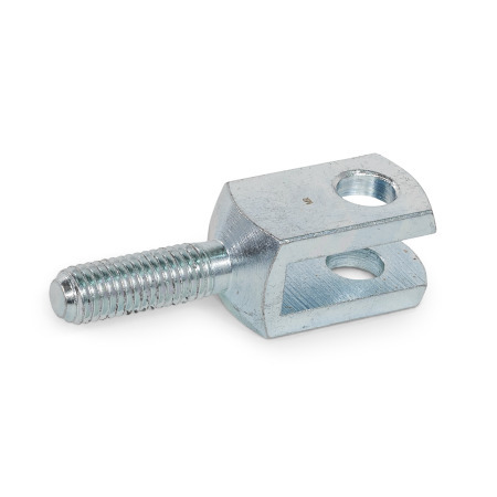 GN 754 Steel Clevis Fork Heads, with External Thread Type: A - Without pin