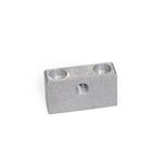 Blocs d'appui en aluminium, pour vis de réglage GN 827