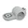 EN 278.9 Plastic Swivel Clamp Connectors Type: OZ - Without centering step (smooth)
Color: GR - Gray, RAL 7040, matte finish