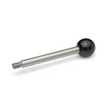 Metric Size, Stainless Steel Gear Lever Handles