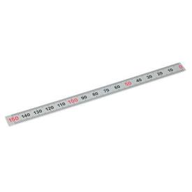 GN 711 Reglas de plástico o acero inoxidable, con autoadhesivo refuerzo, en medidas métricas Material: KUS - Plástico<br />Tipo: W - Cifras en orden horizontal (secuencias de cifras L, M, R)<br />Secuencia de las cifras: R