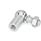 DIN 71802 Steel Threaded Ball Joint Linkages, with Threaded Stud Type: CS - With threaded stud, with safety catch