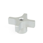 Aluminum Hand Knobs, with Tapped or Plain Bore