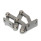 GN 7237 Charnières multi-joint en inox, invisible, avec angle d'ouverture de 180° Type: R - Équerre de montage à droite