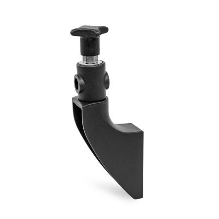 Side Guide Bracket EN 6476.3: Plastic, Swiveling