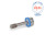 GN 1582 Stainless Steel Hex Head Screws, with Recessed Stud for Loss Protection, Hygienic Design Finish: PL - Polished finish (Ra < 0.8 µm)
Sealing ring material: E - EPDM