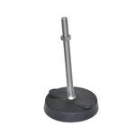 Stainless Steel "NY-LEV®" Leveling Mounts, Plastic Base, Threaded Stud Type, without Mounting Holes
