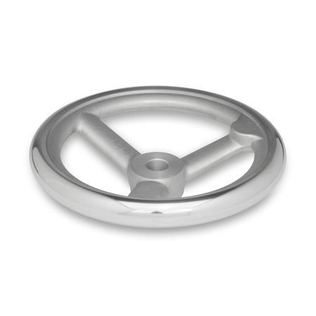 8" Cast Iron Dish Spoked Handwheel with Revolving Handle Brand New 