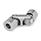 DIN 808 Steel Universal Joints with Needle Bearing, Single or Double Jointed Bore code: B - Without keyway
Type: DW - Double jointed, needle bearing